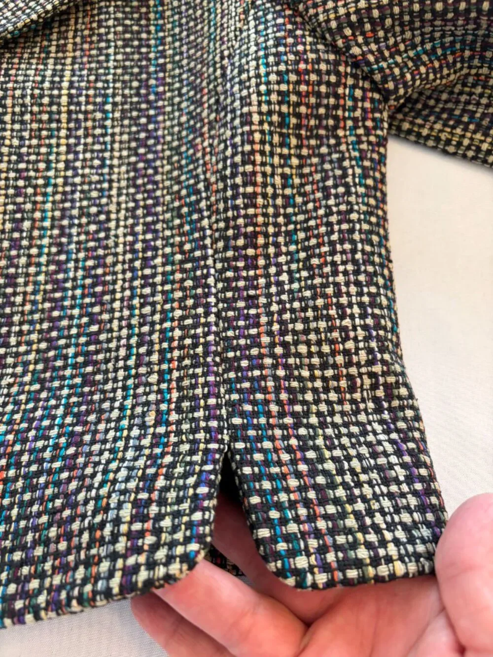 Doncaster Silk Multicolor Blazer Size 4